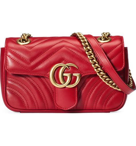 GUCCI GG matelassé leather shoulder bag 